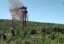 В Рыбнице спасатели взорвали канатную дорогу