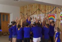 СОРОК РЕБЯТ ОТДОХНУЛИ В ЛЕТНЕМ ЛАГЕРЕ ПРИ РЫБНИЦКОМ КОСТЁЛЕ