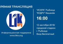 ФУТБОЛ. Прямая трансляция 12 сентября 2018г