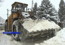 Рыбницу накрыло снегом