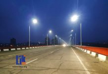 На мосту Рыбница-Резина зажглись фонари Мост Рыбница-Резина: зажглись фонари