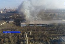 В Рыбнице пожар: фабрика в огне Пожар на нетканой фабрике. Рыбница