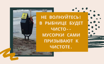 Не волнуйтесь! В Рыбнице будет чисто— мусорки сами призывают к чистоте Накануне зимы на рыбницких мусорках появились интересные надписи. Фото Liktv