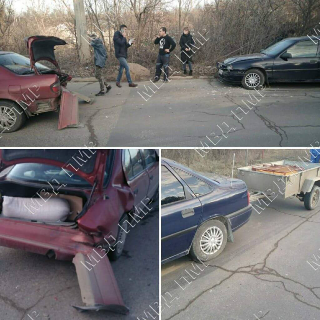 В Рыбнице столкнулись два автомобиля