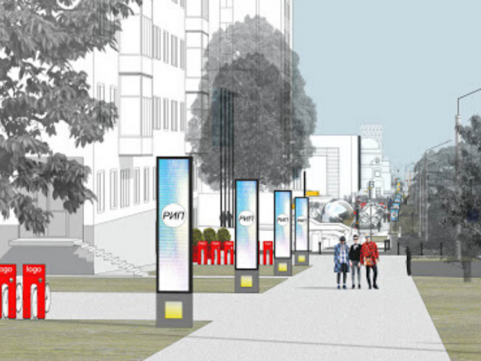 Наружная реклама должна устанавливаться в определенных местах