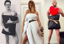 Фотки в «платьях» из подушек — новый челлендж во время самоизоляции Новый челлендж на время самоизоляции-фотки в «платьях» из подушек. Фото apostrophe.ua