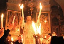 Благодатный огонь будет доставлен в Молдову В Молдову доставят Благодатный огонь. Фото: YouTube