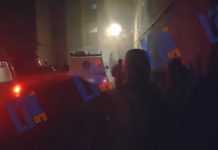 Пожар в Рыбнице: горит магазин «5Карманов» Пожар в Рыбнице 15.04.20