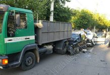 ДТП с участием трех автомобилей произошло в Тирасполе ДТП в Тирасполе