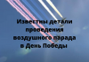 В России готовятся к проведению воздушного парада в День Победы Известны детали проведения воздушного парада в День Победы.
