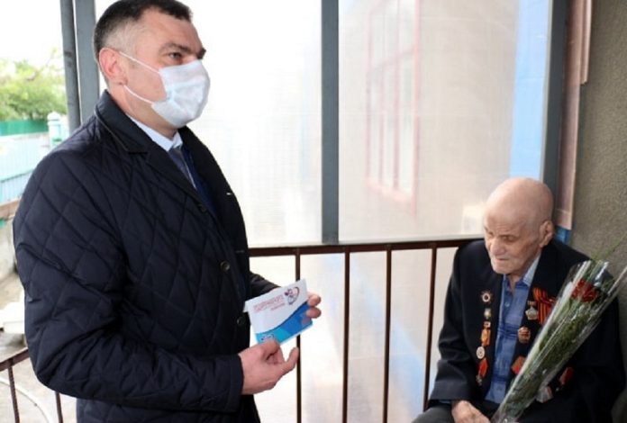 Поздравление ветеранов ВОВ