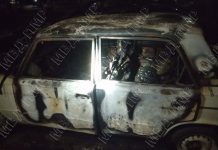 Автомобиль ВАЗ сгорел на парковке ночью у жилого дома в Рыбнице Ночью в Рыбнице сгорел автомобиль