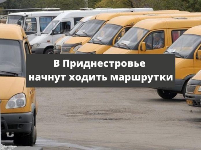 В Приднестровья начнут ходить маршрутки