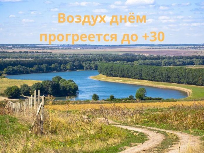 Жаркая погода: воздух днём прогреется до +30