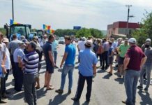 Трасса Кишинёв – Каушаны заблокирована фермерами из сёл Молдовы Фермеры из разных сёл Молдовы заблокировали трассу Кишинёв – Каушаны. Фото из открытых источников.