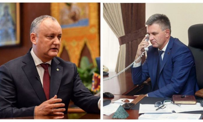 Вадим Красносельский провёл телефонный разговор с Игорем Додоном. Фото: cenzura.md