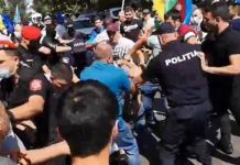 Столкновения между азербайджанцами и армянами произошли в Кишиневе Столкновения между азербайджанцами и армянами произошли в Кишиневе. Фото: noi.md