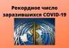 ВОЗ: за прошедшие сутки рекордный рост числа заразившихся коронавирусом COVID-ситуация в мире