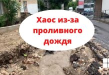 Проливной дождь затопил улицы Кишинева ночью 5 июля Сильные ливни также вызвали хаос в пригороде. Фото: publika.md