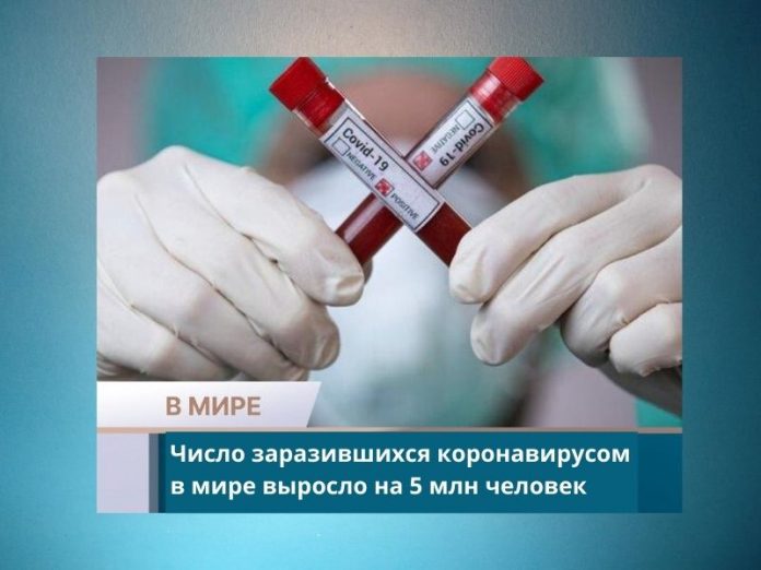 Число заразившихся коронавирусом в мире выросло на 5 млн человек