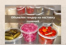 Власти города ищут поставщика солений для школ и детских садов Объявлен тендер на поставку солений