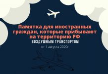 Изменился порядок прибытия граждан на территорию РФ воздушным транспортом Памятка для иностранных граждан, которые прибывают на территорию РФ