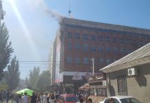 В Тирасполе пожар в здании фабрики «Одема»