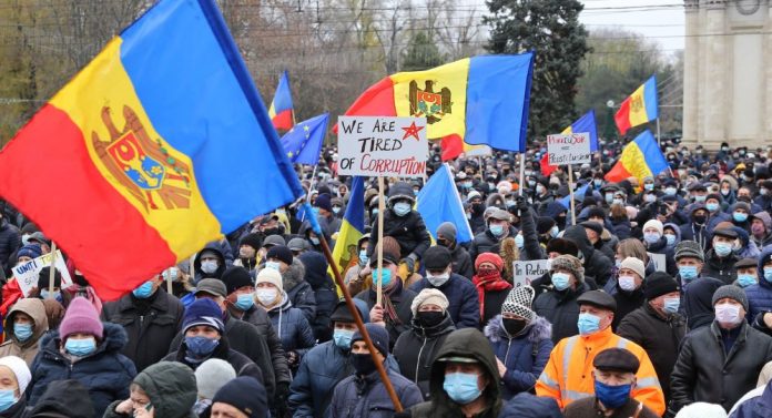 Протесты в Кишиневе 6 декабря 2020 года Протесты в Кишиневе 6 декабря 2020 года