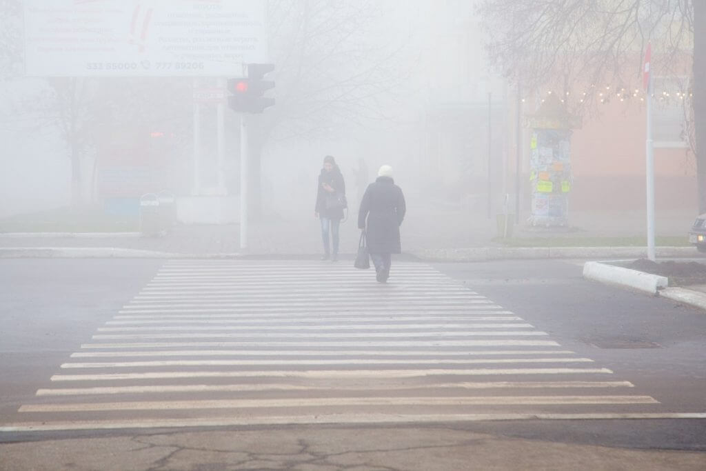 Туманное утро в Приднестровье