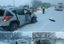 Снег и гололедица: погода в Приднестровье стала причиной нескольких ДТП Пострадали 5 человек