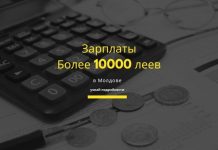 Топ самых высокооплачиваемых вакансий в Молдове зарплаты более 10 тыс