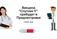 В Приднестровье поступит 70 тысяч доз российской вакцины «Спутник V» Вакцина _Спутник V_ прибудет в Приднестровье