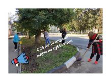 Рыбничан приглашают принять участие в субботнике