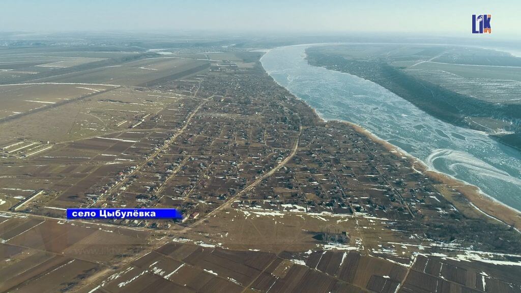 Село Цыбулёвка Рыбницкого района. Съёмки с квадрокоптера