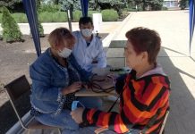 В Рыбнице прошла акция “Шатер здоровья” Акция "Шатер здоровья" в Рыбнице