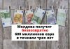 Евросоюз предоставил Молдове безвозвратной помощи на сумму около 745 миллионов леев Молдова получит безвозвратное бабло