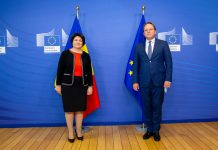 Европейский Союз выплатил Республике Молдова 36,4 миллиона евро Наталья Гаврилини с Оливером Варгели