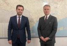 Вице-премьер Молдовы Нику Попеску встретился с председателем совета директоров Нафтогаза Nicu Popescu și Yuriy Vitrenko. Фото пресс-служба Правительство Молдова