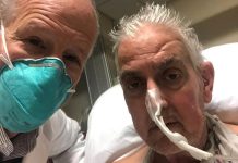 Впервые сердце свиньи пересадили человеку Дэвид Беннетт после операции. Иллюстрация twitter.com_tjournal