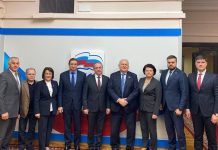 Февральский визит делегации ВС ПМР в Москву Делегация Верховного Совета ПМР в Москве. Фото vspmr.org