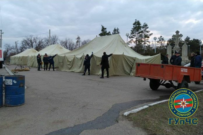 Палатки. Фото Прессцентр МВД ПМР Палатки. Фото Прессцентр МВД ПМР
