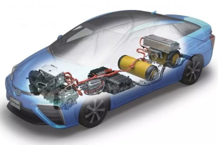 Рабочая схема автомобиля с водородной силовой установкой. Фото с сайта elec.ru