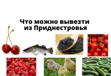 Какие продукты разрешены на экспорт из Приднестровья Что можно вывезти из Приднестровья