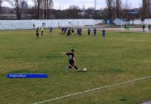 «Искра»-«Олимп» сыграли в Рыбнице Футбольный матч "Искра"-"Олимп"