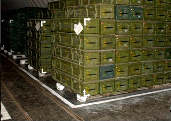 Оружейные склады в Колбасне Оружейные склады, Колбасна, боеприпасы