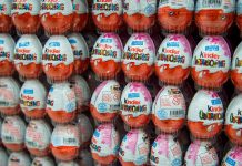 С рынка Молдовы отзывают шоколад Kinder Сюрприз от Kinder