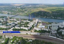 Пазл. Собери картинку улицы Вальченко города Рыбница. Вид с обелиска Пазл. Вальченко вид с обелиска