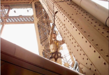 Париж уже не тот: Эйфелева башня заржавела Париж, башня ремонт серьёзный Эйфелева ржавчиной