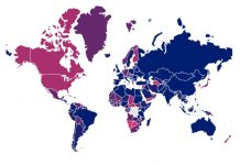 Где самый дешёвый мобильный интернет в мире? Стоимость мобильного интернета. Источник изображения: Cable co uk