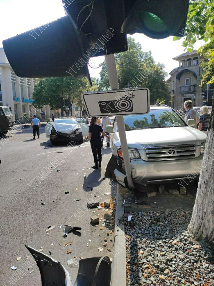 авария Бендерах, улиц, авария